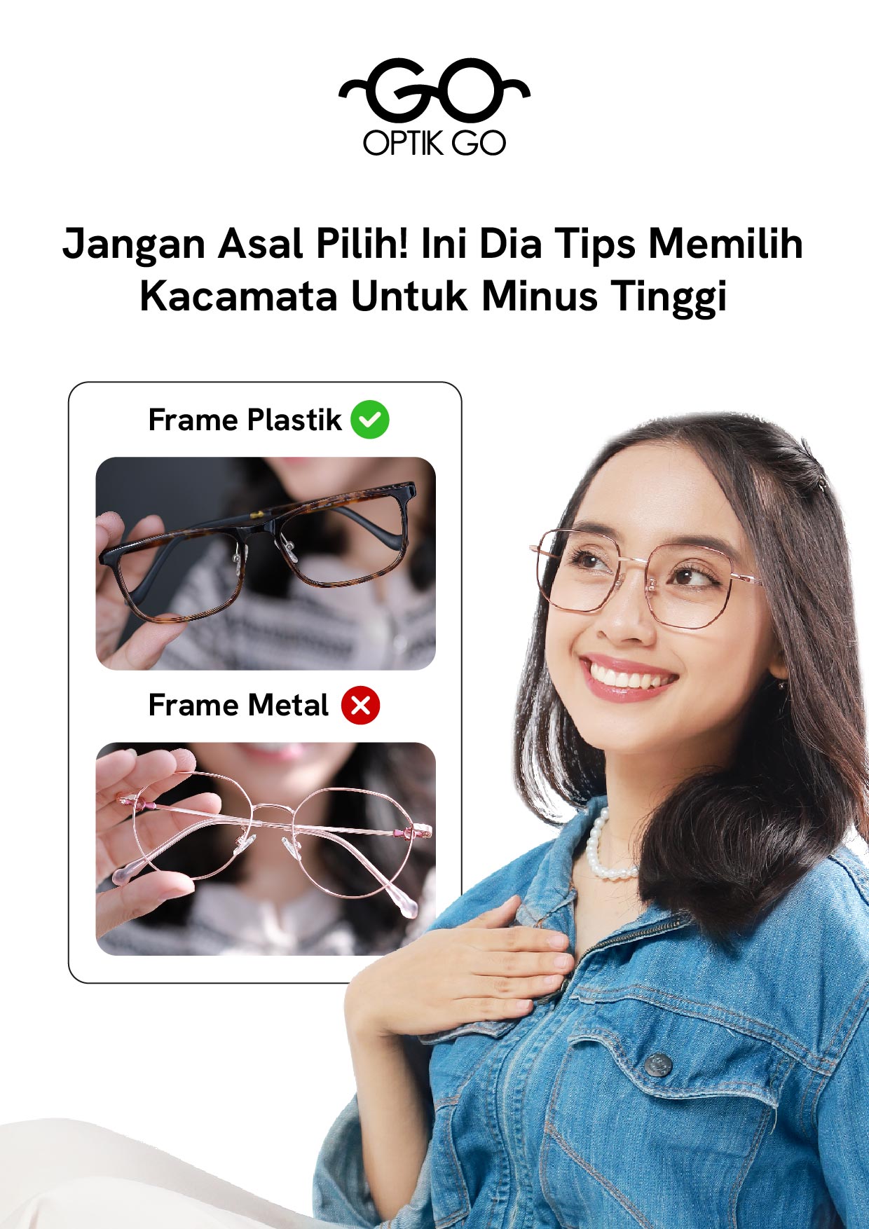 Jangan Asal Pilih! Ini Dia Tips Memilih Kacamata Untuk Minus Tinggi 